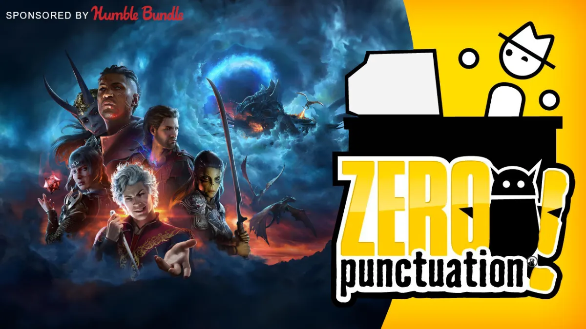 This week on Zero Punctuation, Yahtzee reviews one of the biggest games of 2023, Baldur's Gate 3.