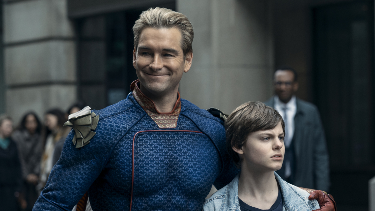 Homelander and Ryan in a still from The Boys Season 4